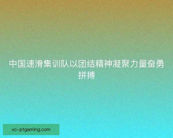 中国速滑集训队以团结精神凝聚力量奋勇拼搏 中国速滑集训队以团结精神凝聚力量奋勇拼搏